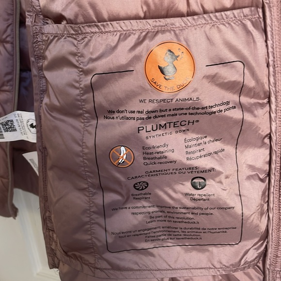 Save The Duck Elsie Short women’s Pink Puffer jacket - Picture 13 of 17